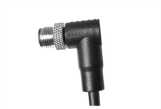 M12 Moški kotni neoklopljeni A- kodirni 3PIN PUR kabel 2,0 M M12*1,0